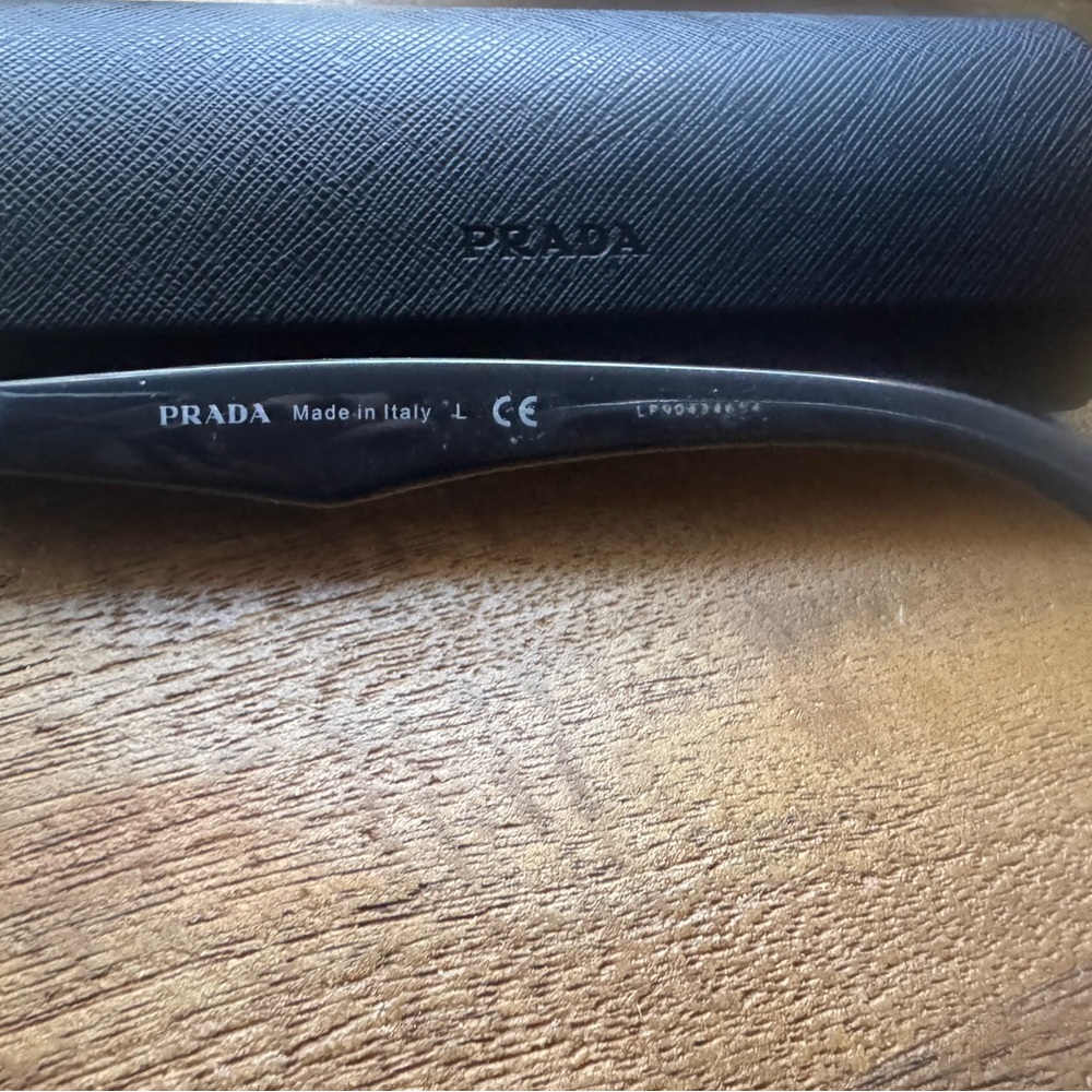 Prada Women's Glasses - Dark brown, green, and tan - Picture 3 of 8